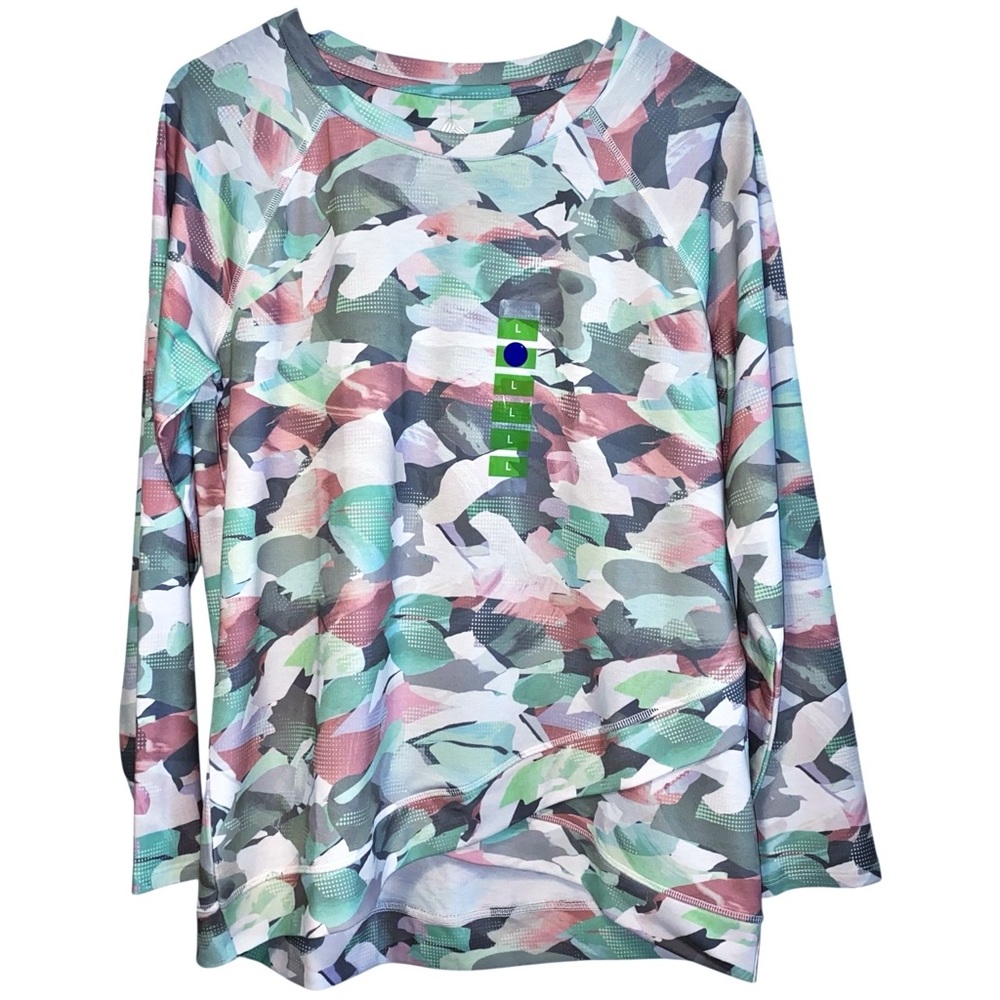 RBX Active ☆ French Terry Cross Over Crew Sweatshirt